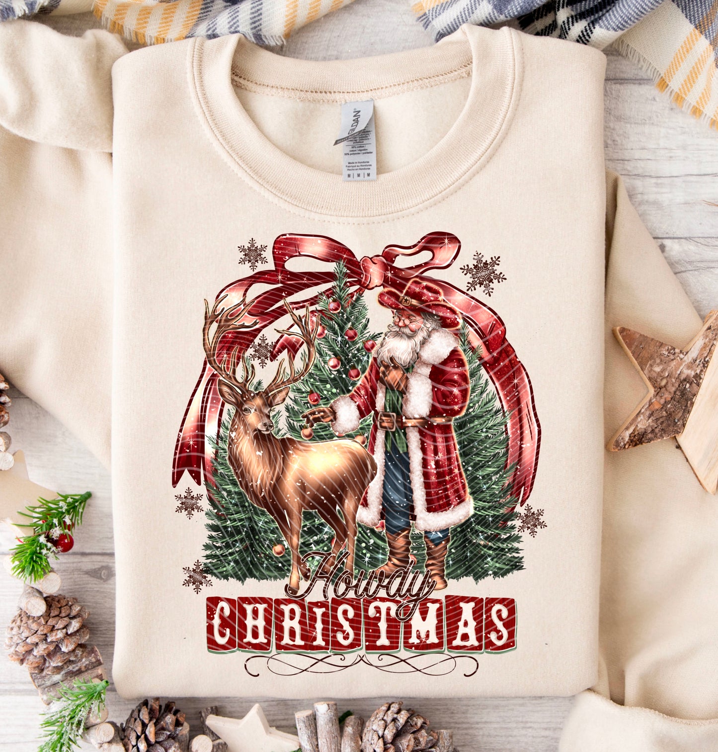 Howdy Christmas Crewneck Version 2