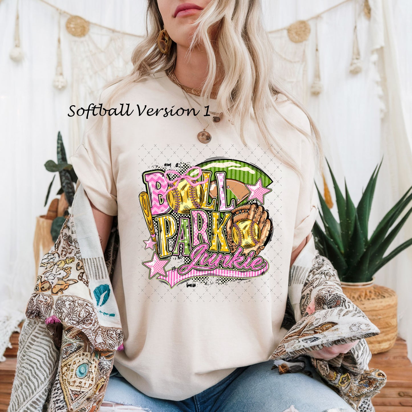 Ballpark Junkie (Softball) 2 Styles
